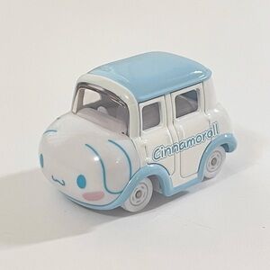 TAKARA TOMY Sanrio Cinnamoroll Die-Cast Toy Car Miniature Model Car Desk Decor